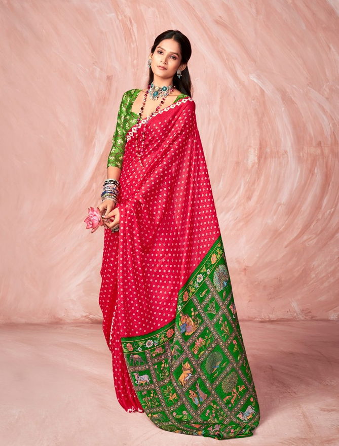 Stavan Tarang New Fancy Printed Ethnic Wear Saree Collection